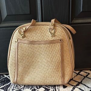 Miztique Daisy Straw Backpack